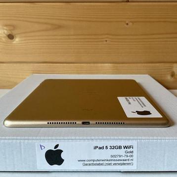 Apple iPad 5 32GB (9.7 inch) goud gold Wifi (4G) + garantie beschikbaar voor biedingen