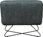 Leren fauteuils zonder armleuning  - Echt leer, Industrieel, Huis en Inrichting, Fauteuils, Nieuw, Ophalen of Verzenden, 75 tot 100 cm
