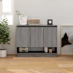 vidaXL Dressoir 97x31x75 cm bewerkt hout grijs sonoma, Huis en Inrichting, Kasten | Dressoirs, Verzenden, Nieuw, 50 tot 100 cm
