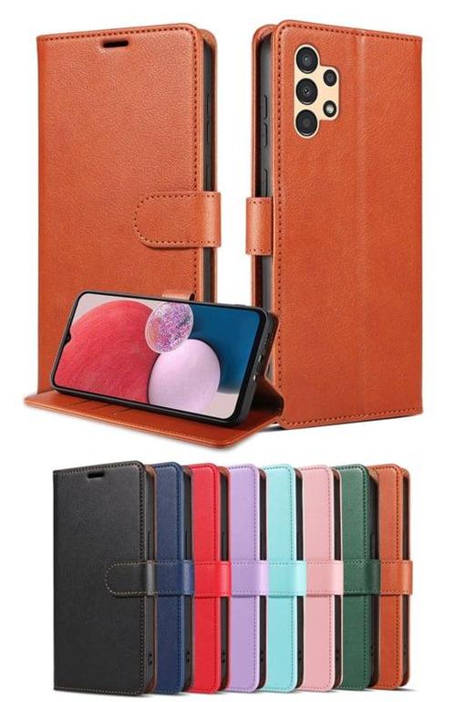 Galaxy A55 5G Luxe Leren Bookcase - Portemonnee Hoesje, Telecommunicatie, Mobiele telefoons | Hoesjes en Frontjes | Samsung, Nieuw