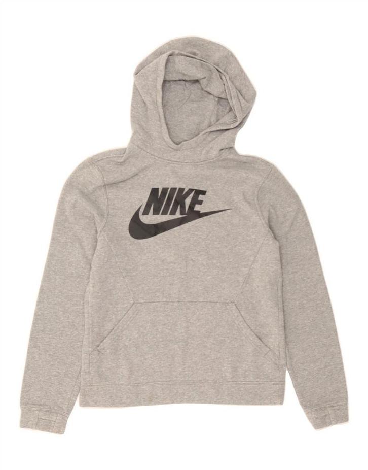 NIKE Boys Graphic Hoodie Jumper 12-13 Years Large Grey, Kleding | Heren, Truien en Vesten, Verzenden