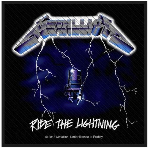 Metallica - Ride The Lightning - patch officiële merchandise, Verzamelen, Muziek, Artiesten en Beroemdheden, Kleding, Nieuw, Ophalen of Verzenden