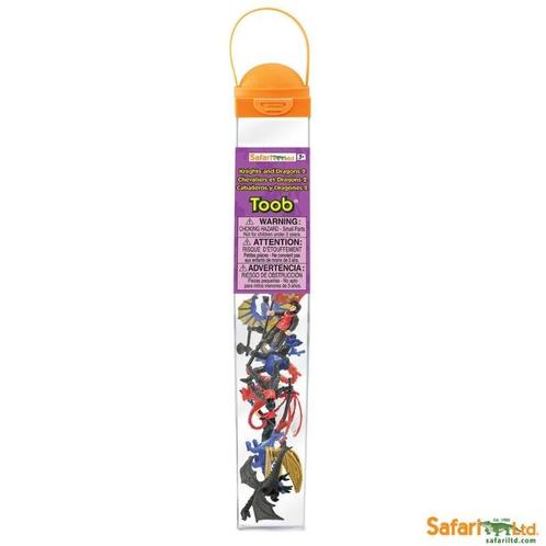 Speelfiguren Ridders en Draken 2 Toob - Safari Ltd 9 stuks, Kinderen en Baby's, Speelgoed | Overig