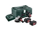 Veiling - Metabo haakseslijper set W18LTX125Quic, Doe-het-zelf en Verbouw, Gereedschap | Slijpmachines, Nieuw