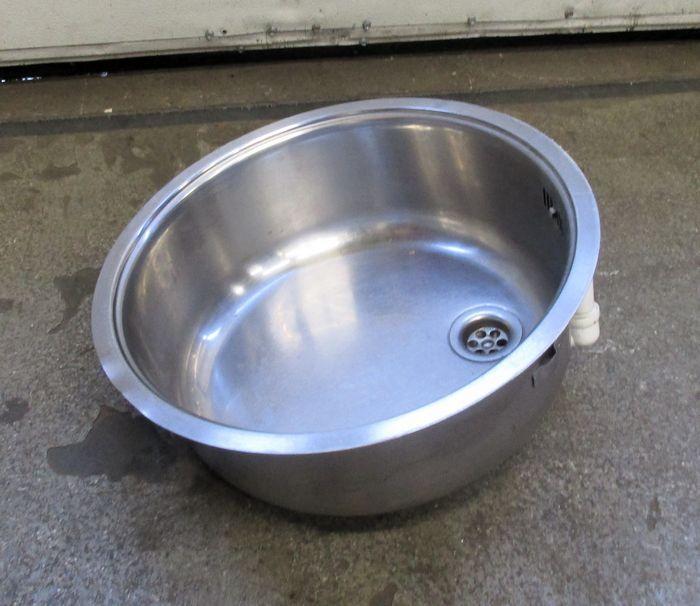 RVS Wasbak, rond ø44cm, Zakelijke goederen, Kantoor en Winkelinrichting | Winkel en Inventaris