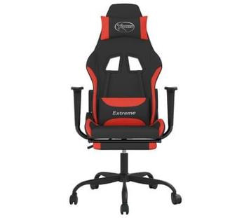 Ergonomische Gaming Stoel Zwart/Rood - Retourdeal! Kopen! beschikbaar voor biedingen