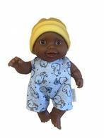 Pop Puppegie Guilo (donker/21cm) in doos (Poppen 20 -32 cm), Ophalen of Verzenden, Nieuw