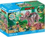 PLAYMOBIL Dinos Triceratops familie 71821, Kinderen en Baby's, Verzenden, Nieuw
