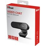 Trust Tyro - Full HD Webcam - zwart - 1080p - plug & play, Audio, Tv en Foto, Videocamera's Digitaal, Verzenden, Nieuw