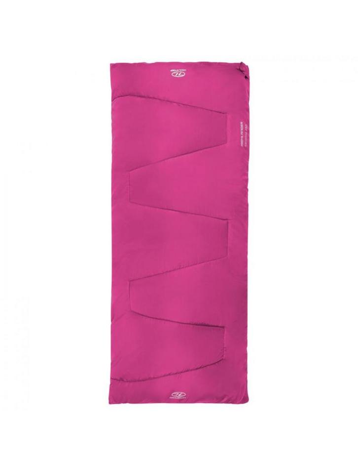 Highlander slaapzak dekenmodel Sleepline 250 5°C - Roze, Caravans en Kamperen, Slaapzakken, Zo goed als nieuw, Verzenden