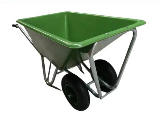 Kruiwagen Poly 160 liter met 2 wielen (Tuin), Tuin en Terras, Kruiwagens, Nieuw, Verzenden