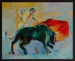 Jean-Pierre Dolla (1946) - L’ élan du taureau, Antiek en Kunst