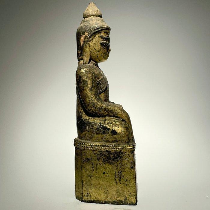 Buddha - sculptuur - Shan - Myanmar/Birma, Antiek en Kunst, Kunst | Niet-Westerse kunst