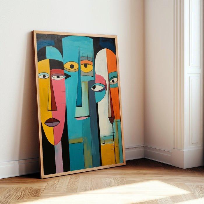 Felix van Horst - Geometric Portraits (XXL), Antiek en Kunst, Kunst | Designobjecten