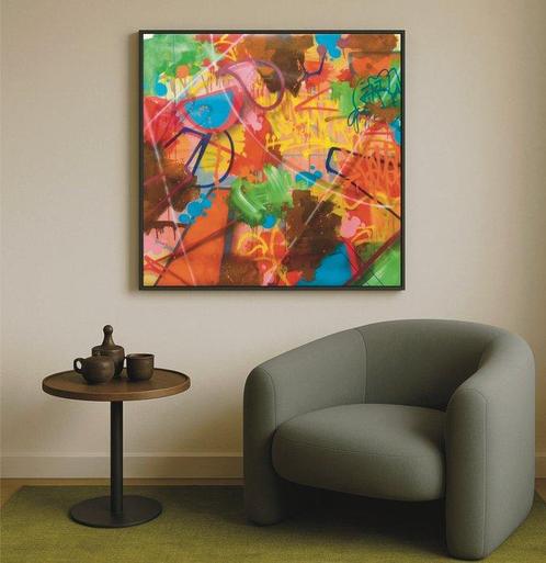 Reyes - Saturation (SIZE XL), Antiek en Kunst, Kunst | Schilderijen | Modern