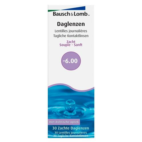 Bausch & Lomb -6.00 Zachte Daglenzen, Sport en Fitness, Gezondheidsproducten en Wellness, Nieuw, Verzenden