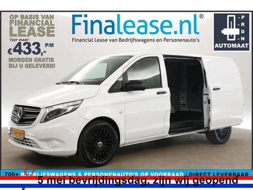 Mercedes-Benz Vito 114 CDI Lang AUT Cam Carplay LED €433pm, Auto's, Bestelauto's, Lease, Automaat, Diesel, Mercedes-Benz, Wit