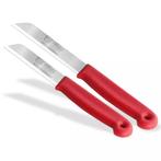 Solingen 3 delige keukenmessen set met 2 schilmessen en 1..., Ophalen of Verzenden, Nieuw, Kunststof, Bestekset