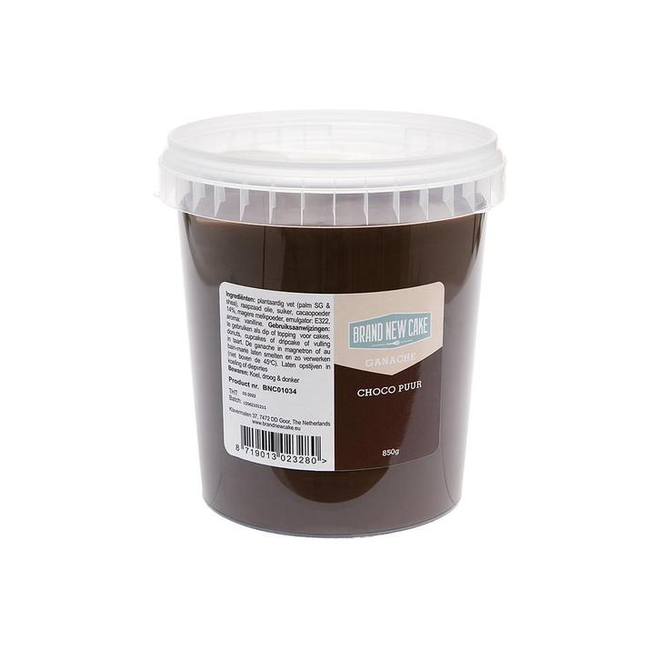 BrandNewCake Ganache Choco Puur 850g, Hobby en Vrije tijd, Taarten en Cupcakes maken, Nieuw, Verzenden