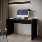 Meubella bureau Nyon zwart 120 cm - Met klep, Huis en Inrichting, Bureaus, Verzenden, Nieuw