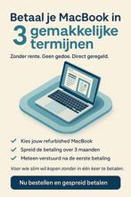 Betaal je MacBook in 3 gemakkelijke termijnen, Ophalen of Verzenden, Refurbished, MacBook Pro