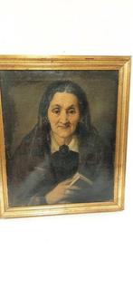 Scuola italiana (XIX-XX) - Ritratto femminile - NO RESERVE, Antiek en Kunst, Kunst | Schilderijen | Klassiek