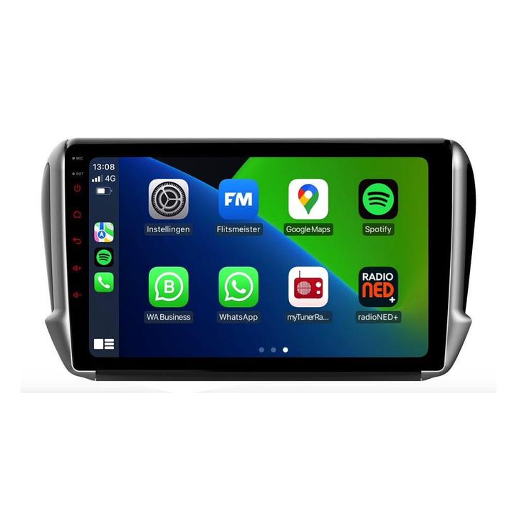 Peugeot 208 2008 Android 13 Autoradio 2012 t/m 2019 CarPlay, Auto diversen, Autoradio's, Ophalen of Verzenden