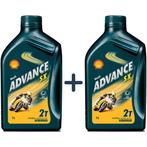 Shell Aanbieding: 2 X Advance Sx 2 1L, Verzenden