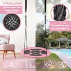 Nestschommel - Buitenspeelgoed - Schommel - 100 cm - Roze -, Verzenden, Zo goed als nieuw