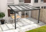 Aluminium terrasoverkapping Oase 307 x 354cm (glasdak), Tuin en Terras, Overkappingen, Nieuw