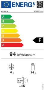 Mini koelkast - Skincare Fridge - Frigobox - 15 Liter - Wit, Verzenden, Nieuw