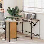 vidaXL Bureau 141x141x75 cm bewerkt hout sonoma eikenkleurig, Huis en Inrichting, Bureaus, Verzenden, Nieuw