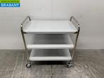 RVS Zorro Serveerwagen 3 lagen 86 cm Horeca, Ophalen of Verzenden, Nieuw zonder verpakking