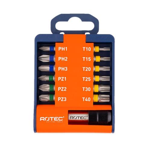 Rotec Bitset 13 delig, Doe-het-zelf en Verbouw, Gereedschap | Boormachines, Nieuw, Verzenden
