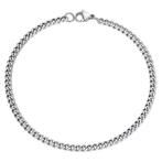 Fako Bijoux - Schakelarmband Gourmet - Cuban Link - Staal -, Sieraden, Tassen en Uiterlijk, Verzenden, Nieuw