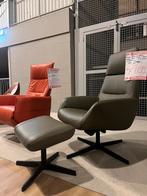 Relaxfauteuil Kebe Ergo leder olive groen 30% Extra korting, Ophalen, Kebe Ergo Olive, Nieuw, 75 tot 100 cm