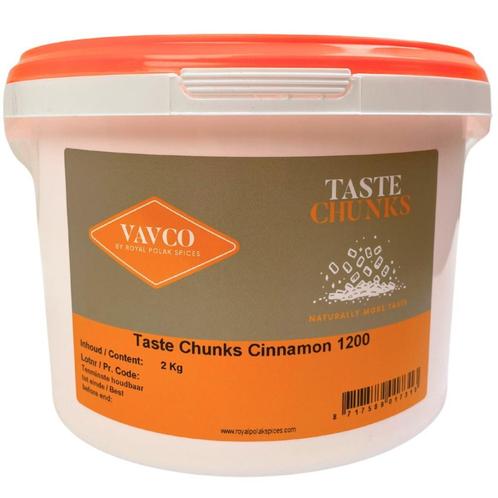 Vavco Kaneel Taste Chunks Soft 3mm 2kg, Hobby en Vrije tijd, Taarten en Cupcakes maken, Nieuw, Verzenden