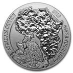 Rwanda / Ruanda African Shoebill 1 oz 2019, Postzegels en Munten, Munten | Afrika, Verzenden, Overige landen, Losse munt, Zilver