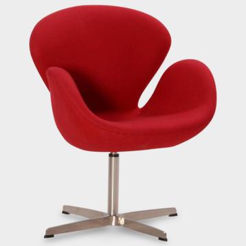 Officenow fauteuil, rood, draaibaar onderstel
