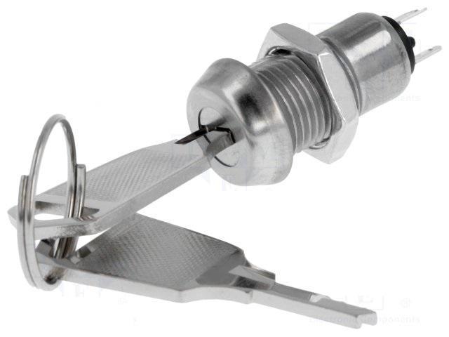 Schakelaar met sleutel - Ø12mm / 30.5mm - OFF-ON, Doe-het-zelf en Verbouw, Overige Doe-het-zelf en Verbouw, Nieuw, Ophalen of Verzenden