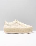 Guess marilyn espadrilles dames beige  fl6-mrl-fal12 white, Guess, Verzenden, Nieuw