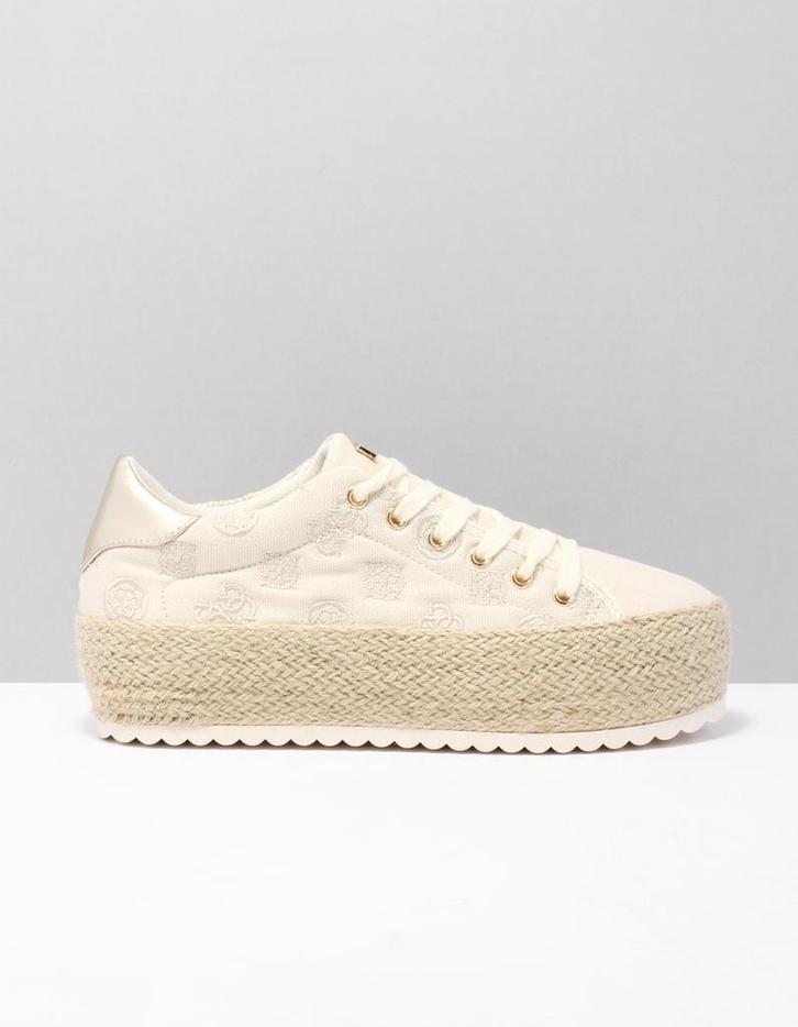 Guess marilyn espadrilles dames beige  fl6-mrl-fal12 white, Kleding | Dames, Schoenen, Nieuw, Verzenden