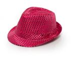 Glitter Hoed Fuchsia, Verzenden, Nieuw