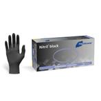 Meditrade Nitril handschoenen - zwart- 100 stuks - Medium, Diversen, Verpleegmiddelen, Verzenden, Nieuw