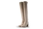 Laarzen in maat 39 Beige | 10% extra korting, Hoge laarzen, Verzenden, Beige, Zo goed als nieuw