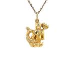 Gouden vintage waterman hanger 14 krt, Sieraden, Tassen en Uiterlijk, Kettinghangers, Ophalen of Verzenden, Nieuw