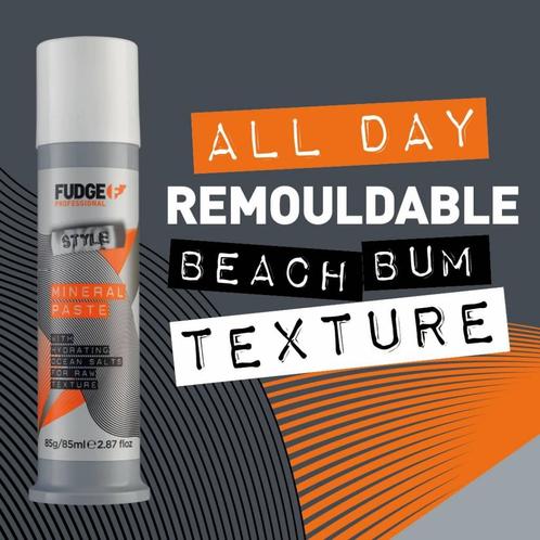 Fudge Mineral Paste - 85gr., Sieraden, Tassen en Uiterlijk, Uiterlijk | Haarverzorging, Gel, Wax, Haarlak of Mousse, Nieuw, Ophalen of Verzenden