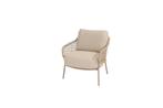 4 Seasons Outdoor Sardinia low dining chair latte | VOORDEEL, Tuin en Terras, Tuinsets en Loungesets, Ophalen of Verzenden, Nieuw