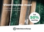 Vloerkleden op Maat - Showroom Genemuiden | 50% Korting!, Ophalen, Fluffy, Blauw, 200 cm of meer