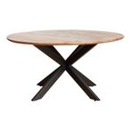 *WOONWINKEL* Starfurn Arlington Ronde Eettafel Mangohout 150, Verzenden, Nieuw